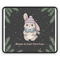 Bunny Mouse Pad – Bloom at Your Own Pace