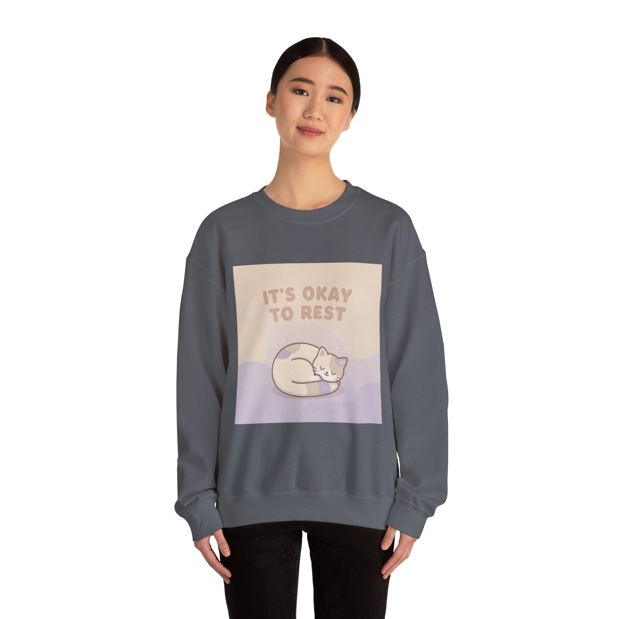 "NEEDS_OCR_SCAN" Black Cat Crewneck | College Girl Gift | Fashion | KayKay Classics