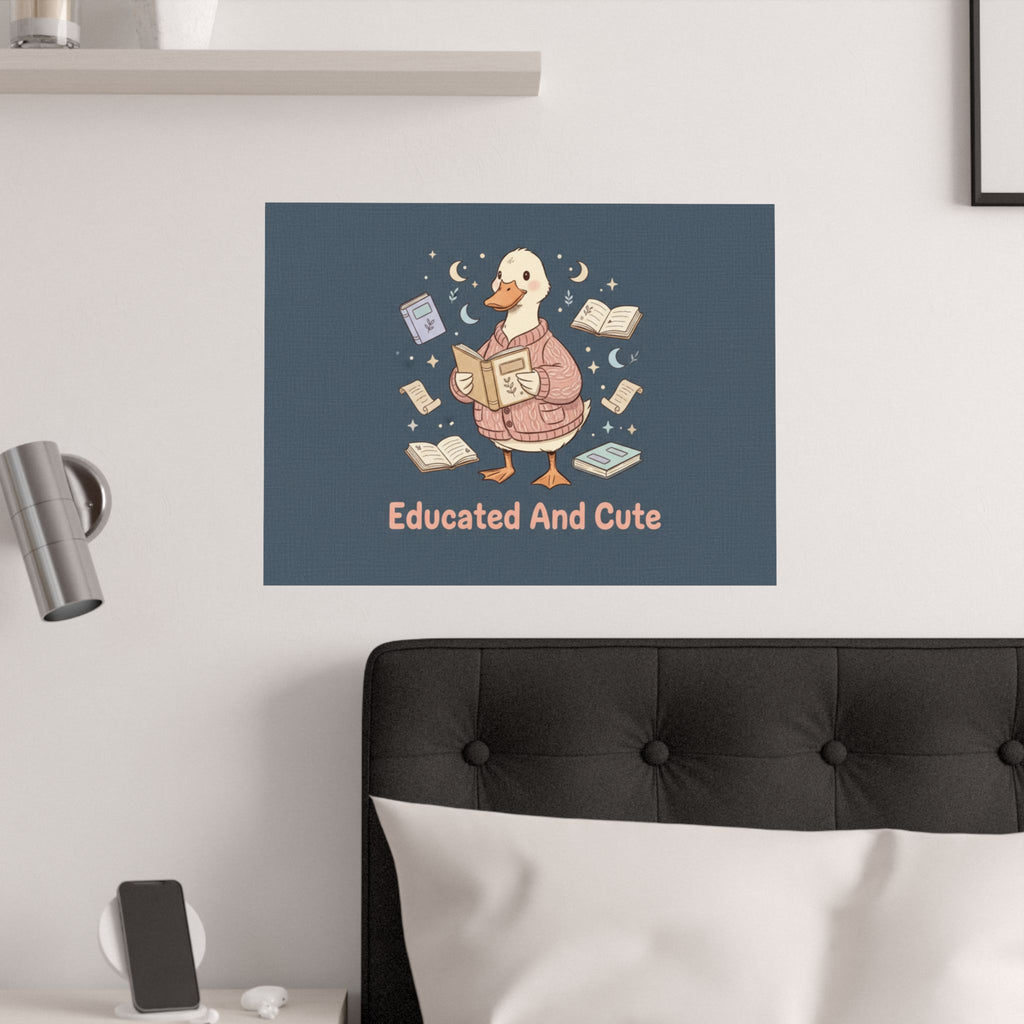 educated and cute Poster