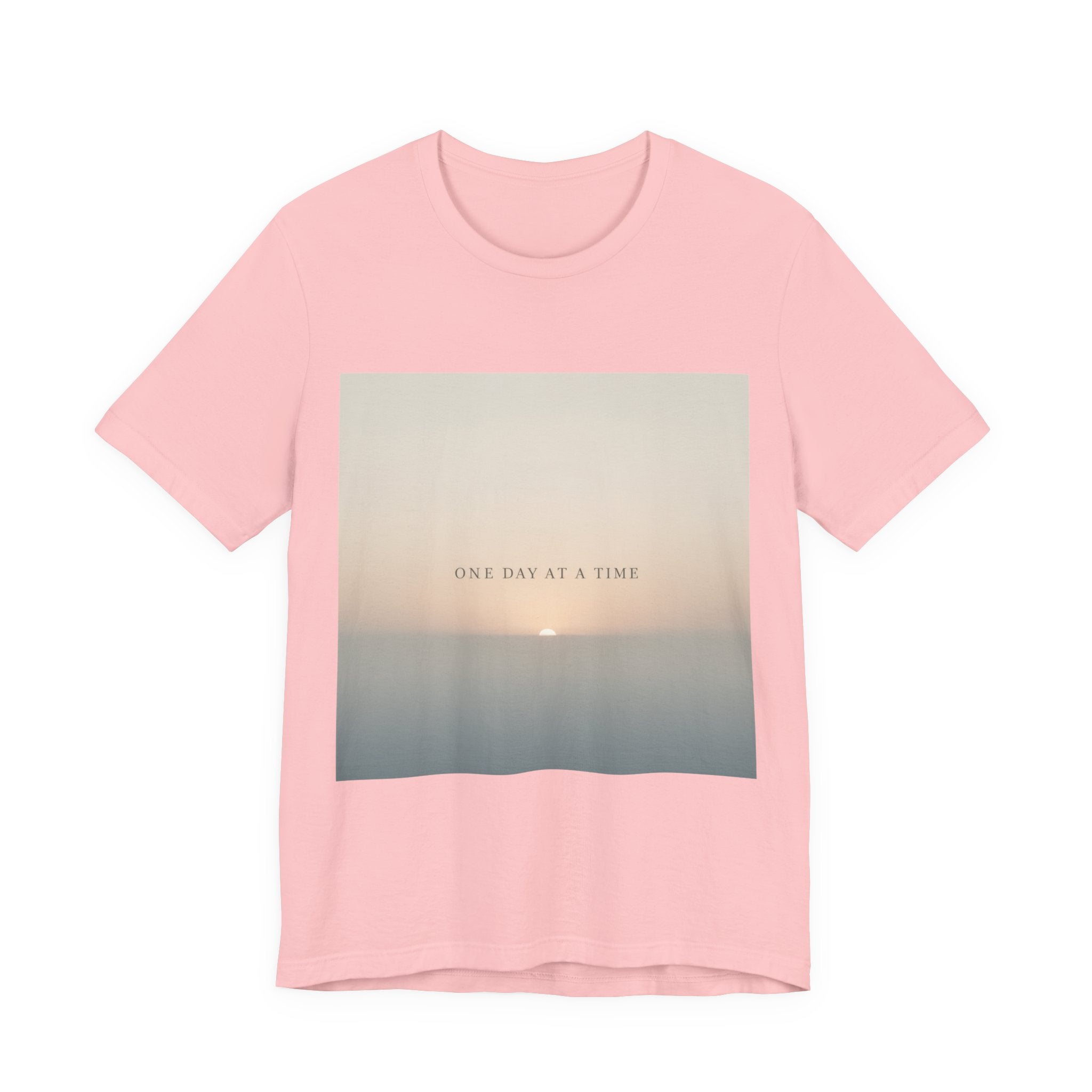 "ONE DAY AT A TIME" Black Cat Women Tee | College Girl Gift | Fashion | KayKay Classics