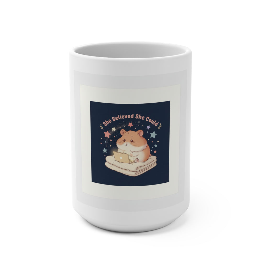 Bear Mug 15oz – She Believed She Could
