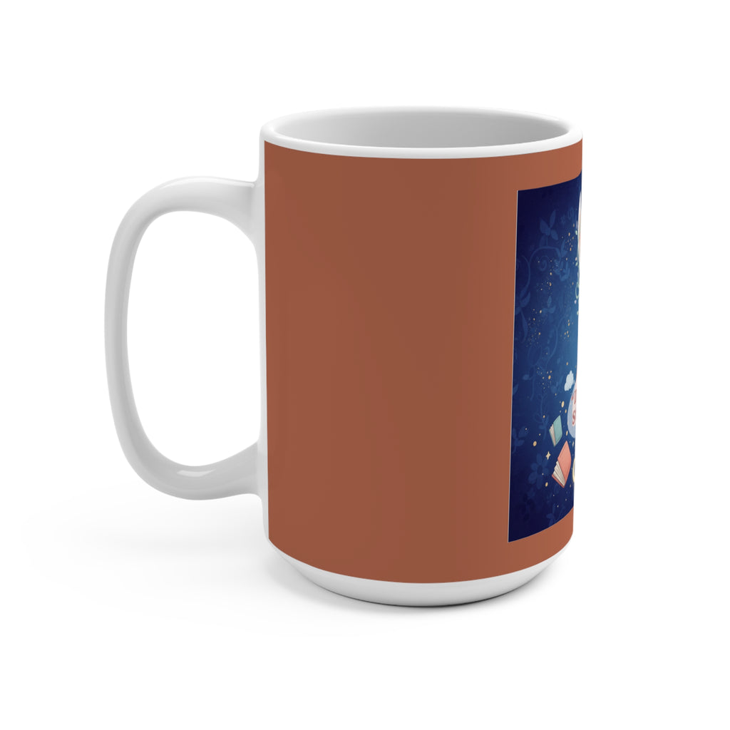 Rabbit Mug 15oz – Dream Big, Study Hard