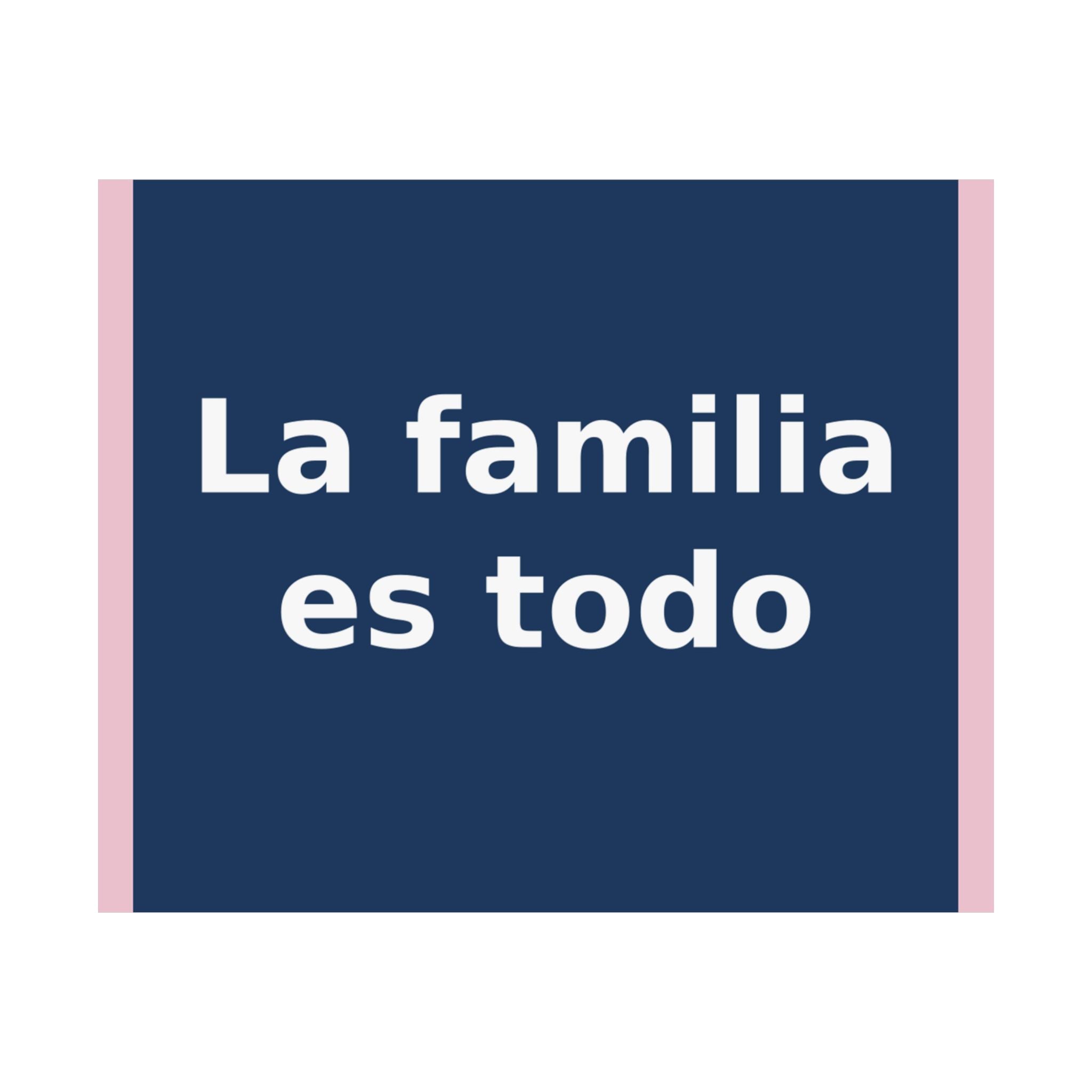 "La familia es todo" Black Cat Poster | College Girl Gift | Fashion | KayKay Classics