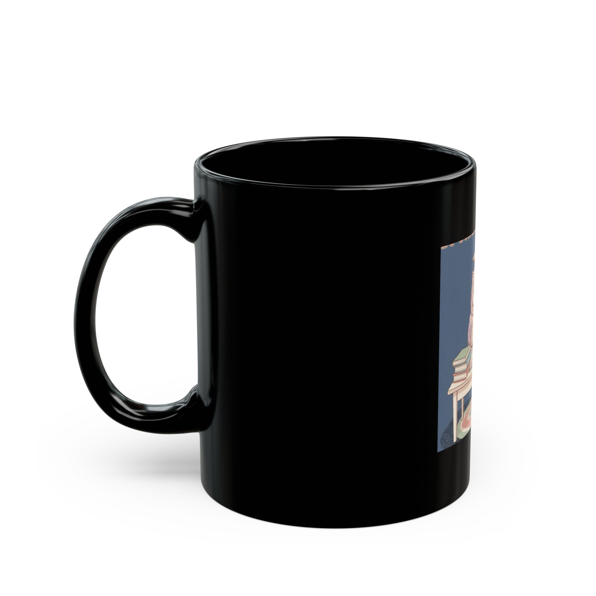 Owl Black Mug 11oz – Be Gentle With Yourself