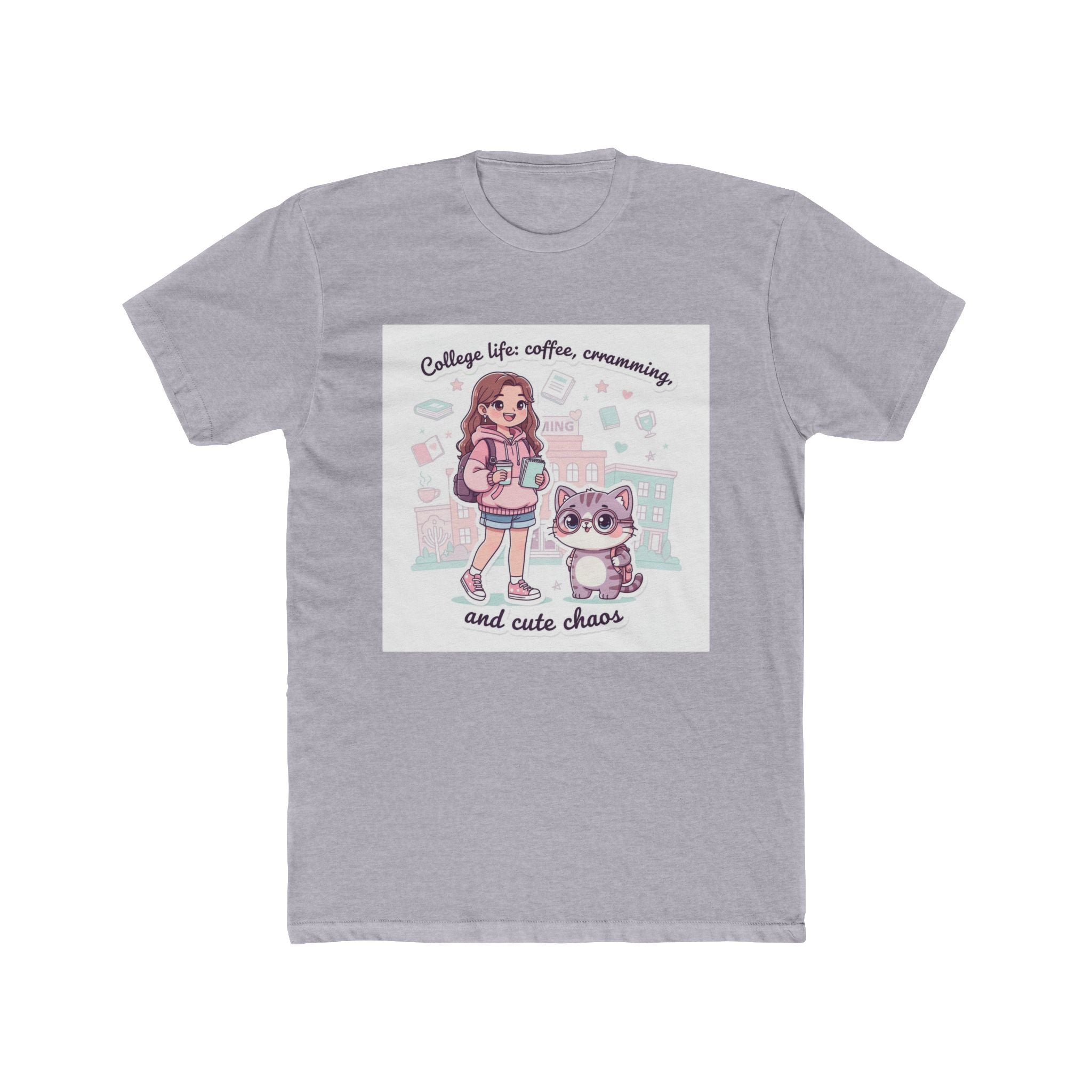 College life: coffee, cramming, and cute chaos Unisex Tee