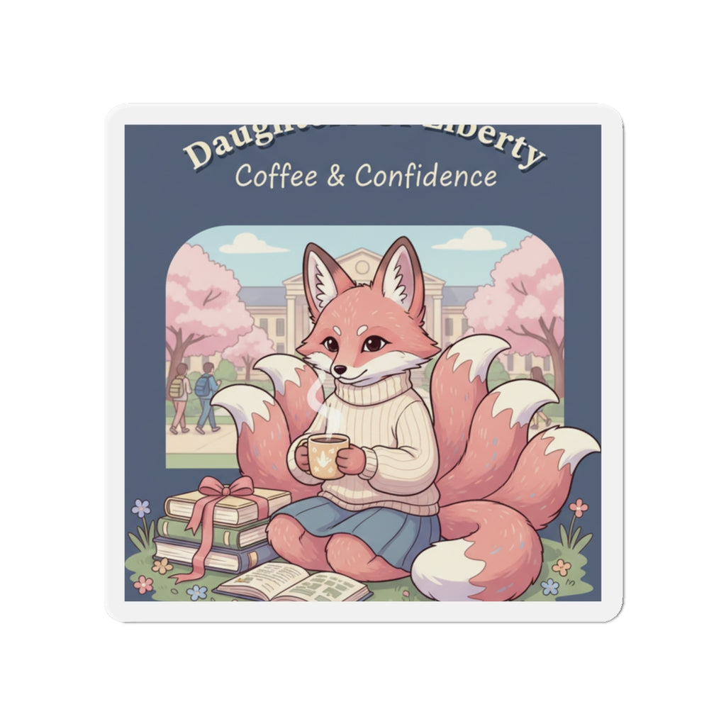 Kitsune Die-Cut Magnet – Daughters of Liberty