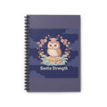 Owl Spiral Notebook – Gentle Strength