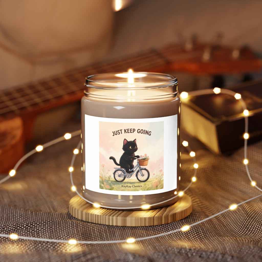 JUST KEEP GOING Cat Scented Candle