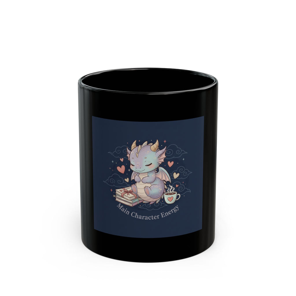 Honeybees Black Mug 11oz – Main Character Energy