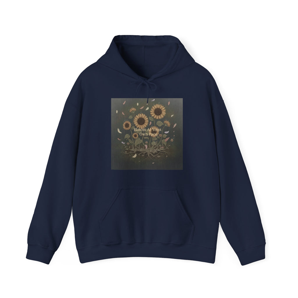 Sunflowers Hoodie – Bloom at Your Own Pace