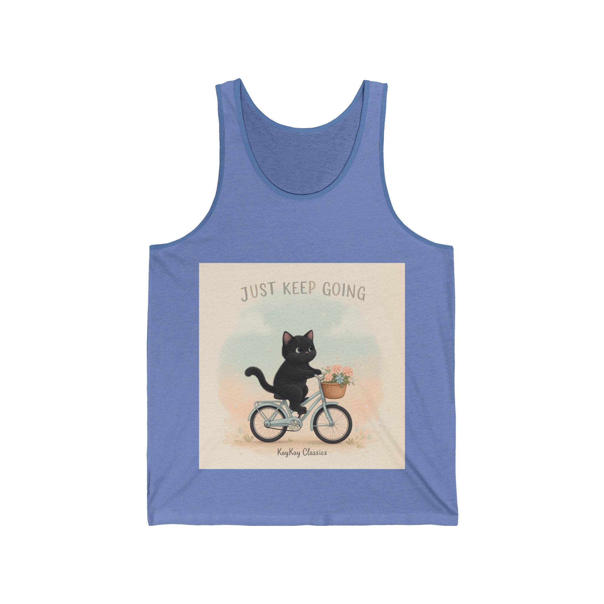 "Design" Black Cat Tank Top | College Girl Gift | Fashion | KayKay Classics