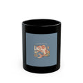 Dream Big, Study Hard Fish Black Mug 11oz