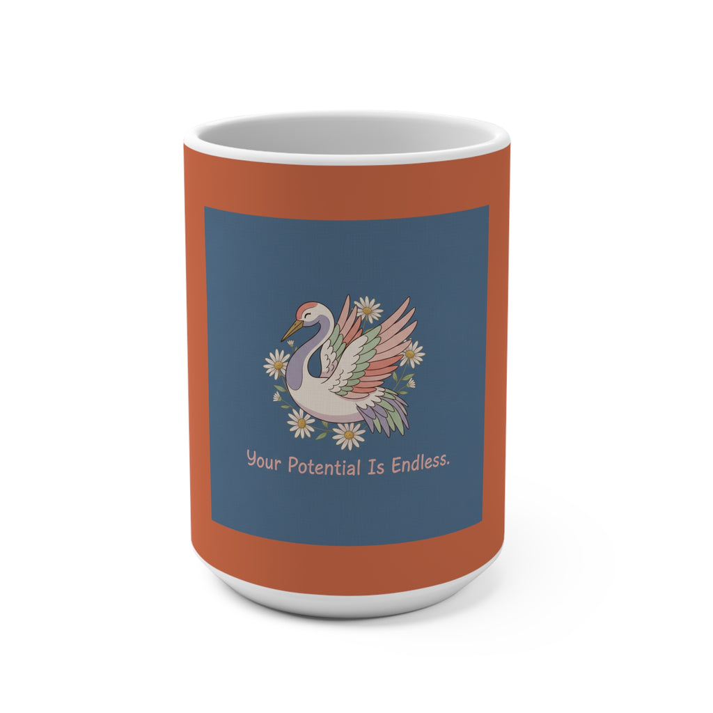 Crane Mug 15oz – Your Potential is Endless