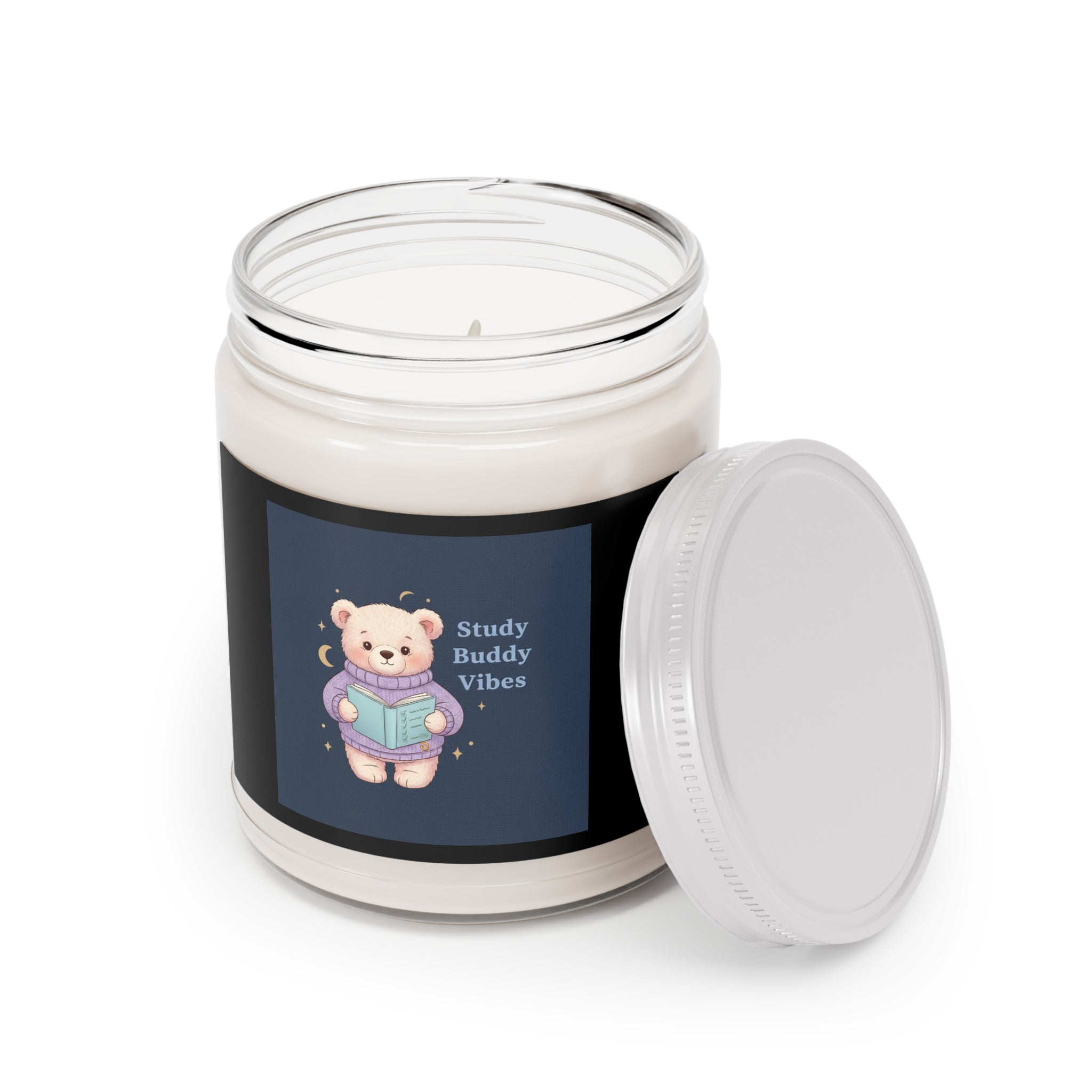 Bear Scented Candle – Study Buddy Vibes