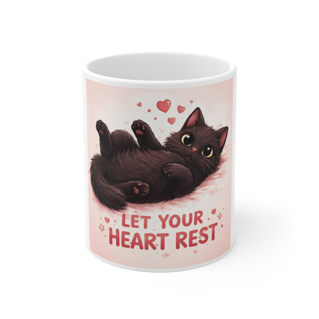 LET YOUR HEART REST Mug 11oz