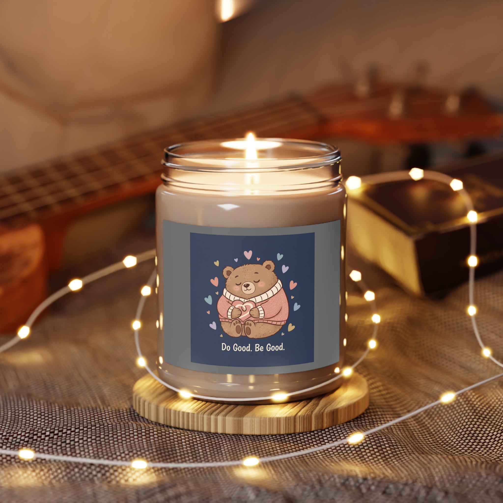 Bear Scented Candle – Do Good Be Good