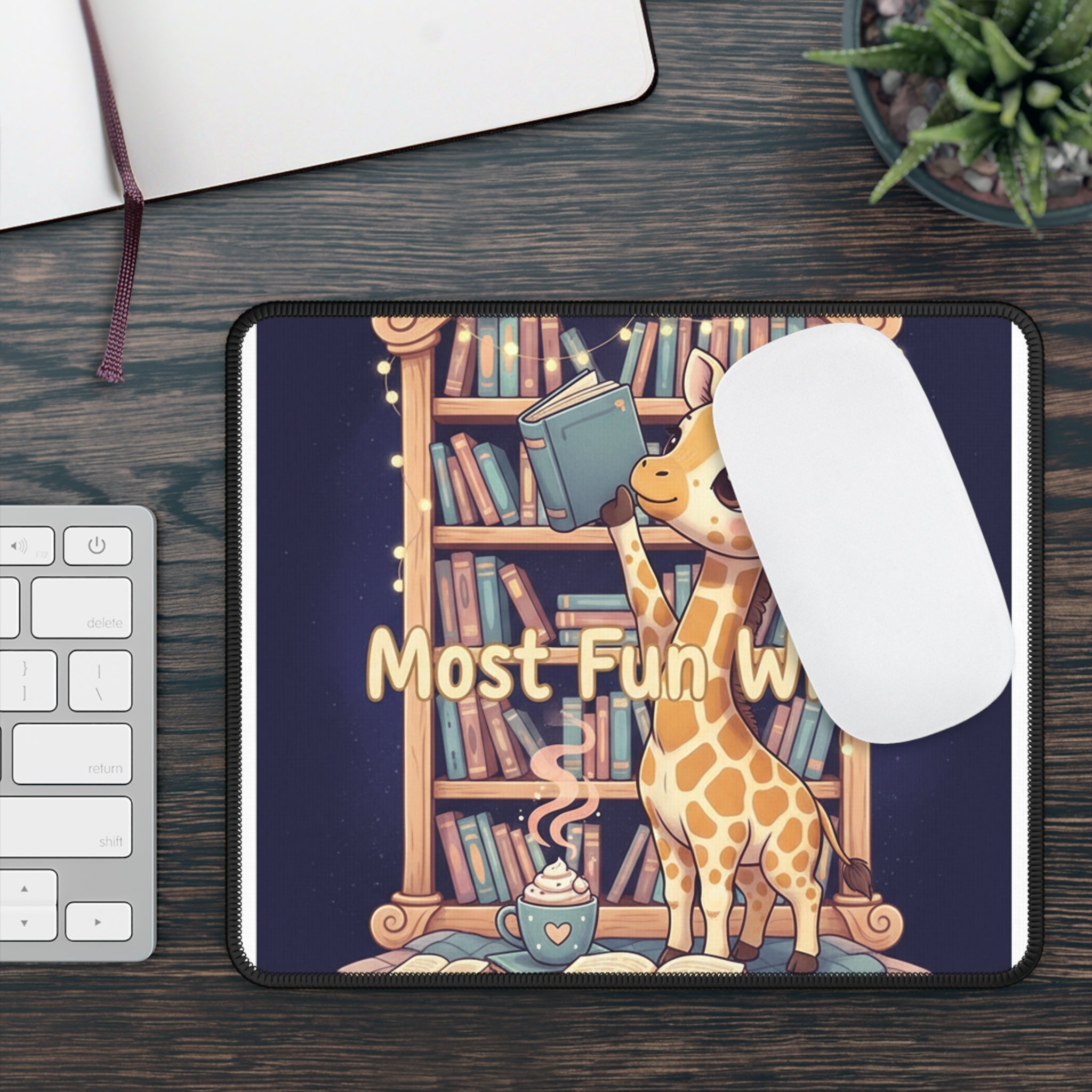 Giraffe Mouse Pad – Most Fun Wins