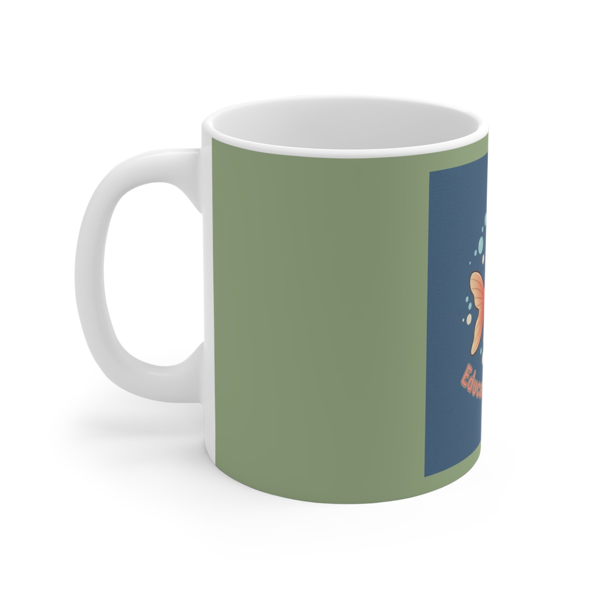 Fish Mug 11oz – Educated and Cute