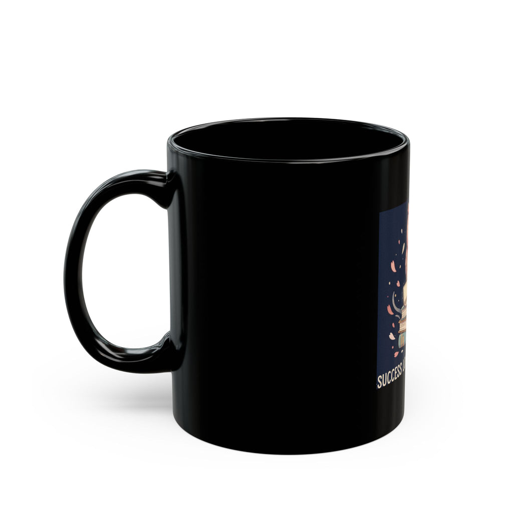 Owl Black Mug 11oz – Success Looks Good on You