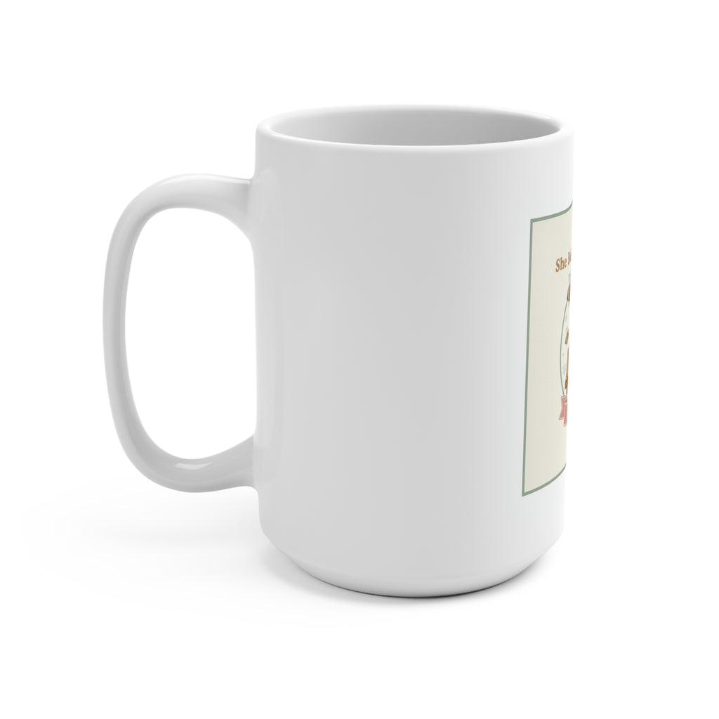 She Believed She Could Bees Mug 15oz