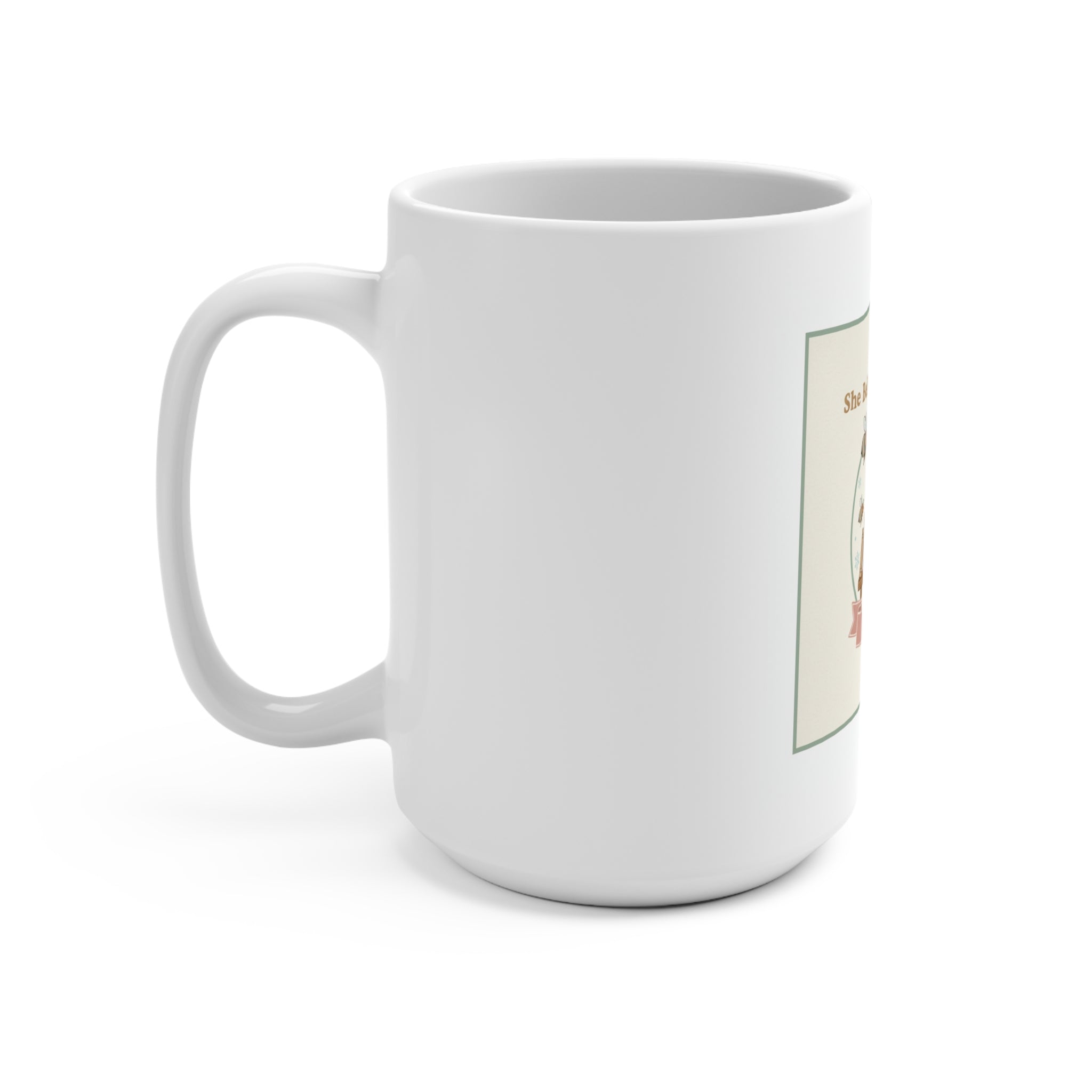 She Believed She Could Bees Mug 15oz