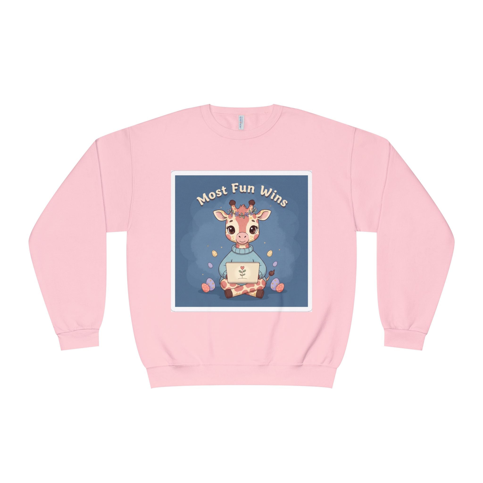 Giraffe Crewneck Sweatshirt – Most Fun Wins