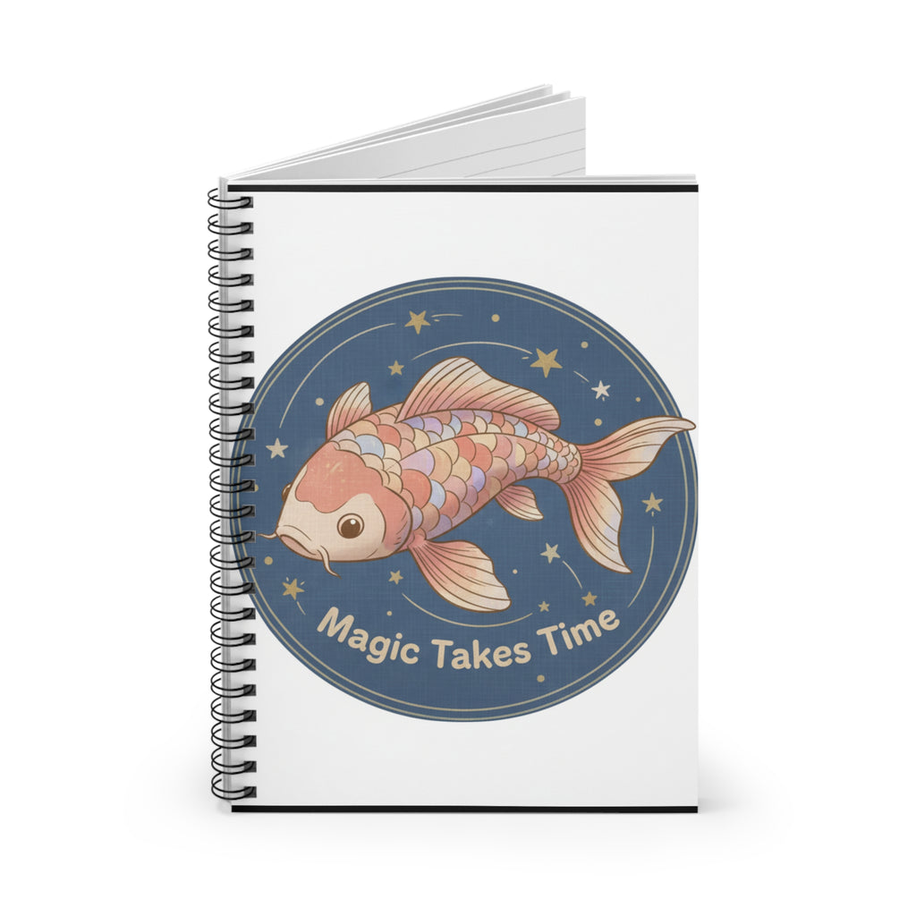 Magic Takes Time Spiral Notebook