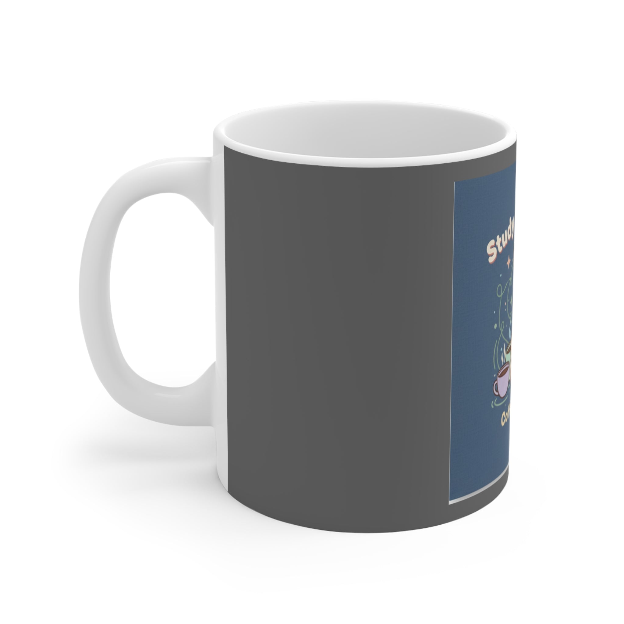 Bunny Mug 11oz – Study Buddy Vibes Coffee Comfort