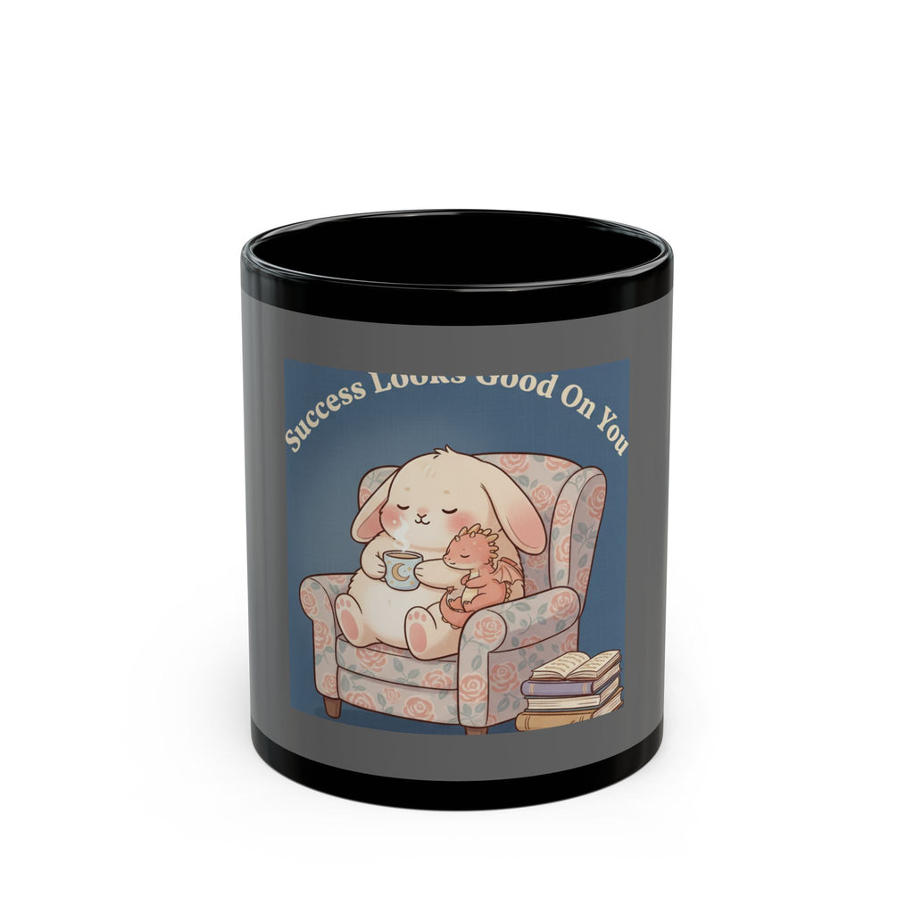 Dragon Black Mug 11oz – Success Looks Good on You