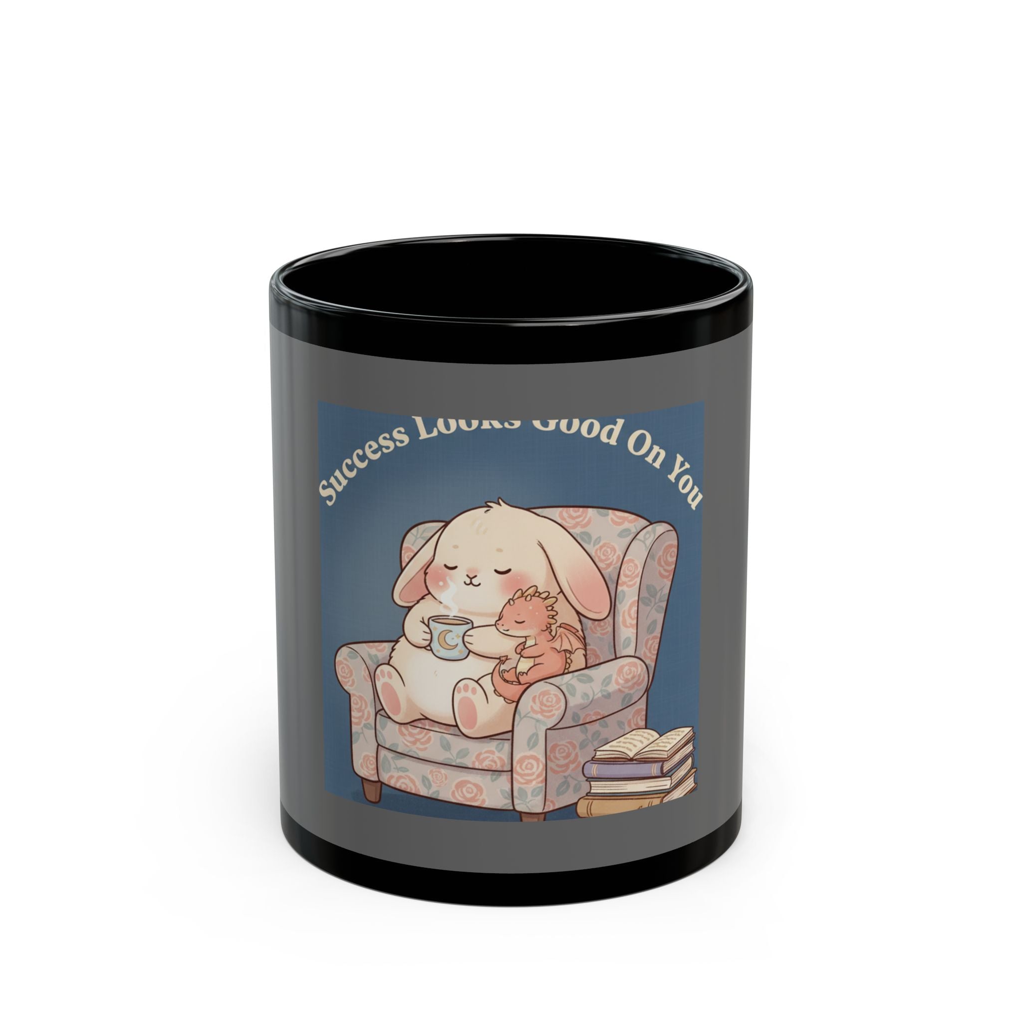 Dragon Black Mug 11oz – Success Looks Good on You