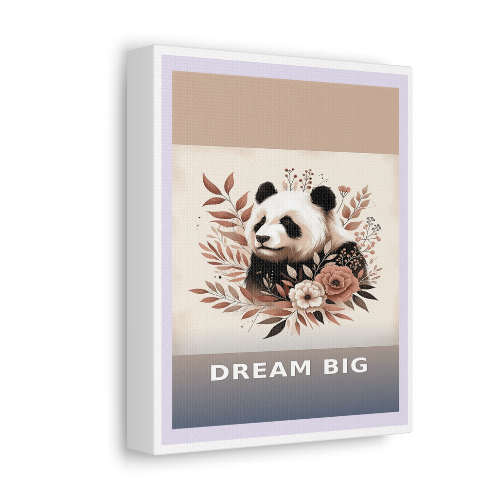 "Dream Big" Black Cat Canvas | College Girl Gift | Fashion | KayKay Classics