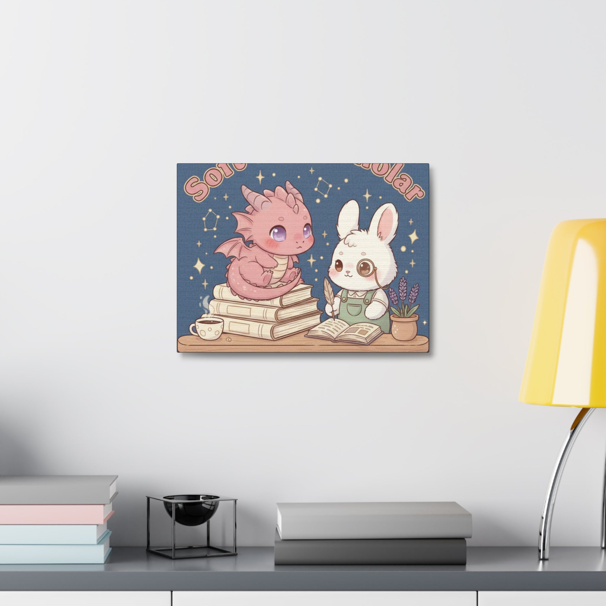 Dragon Canvas Print – Soft Life Scholar You Are Allowed to Gro