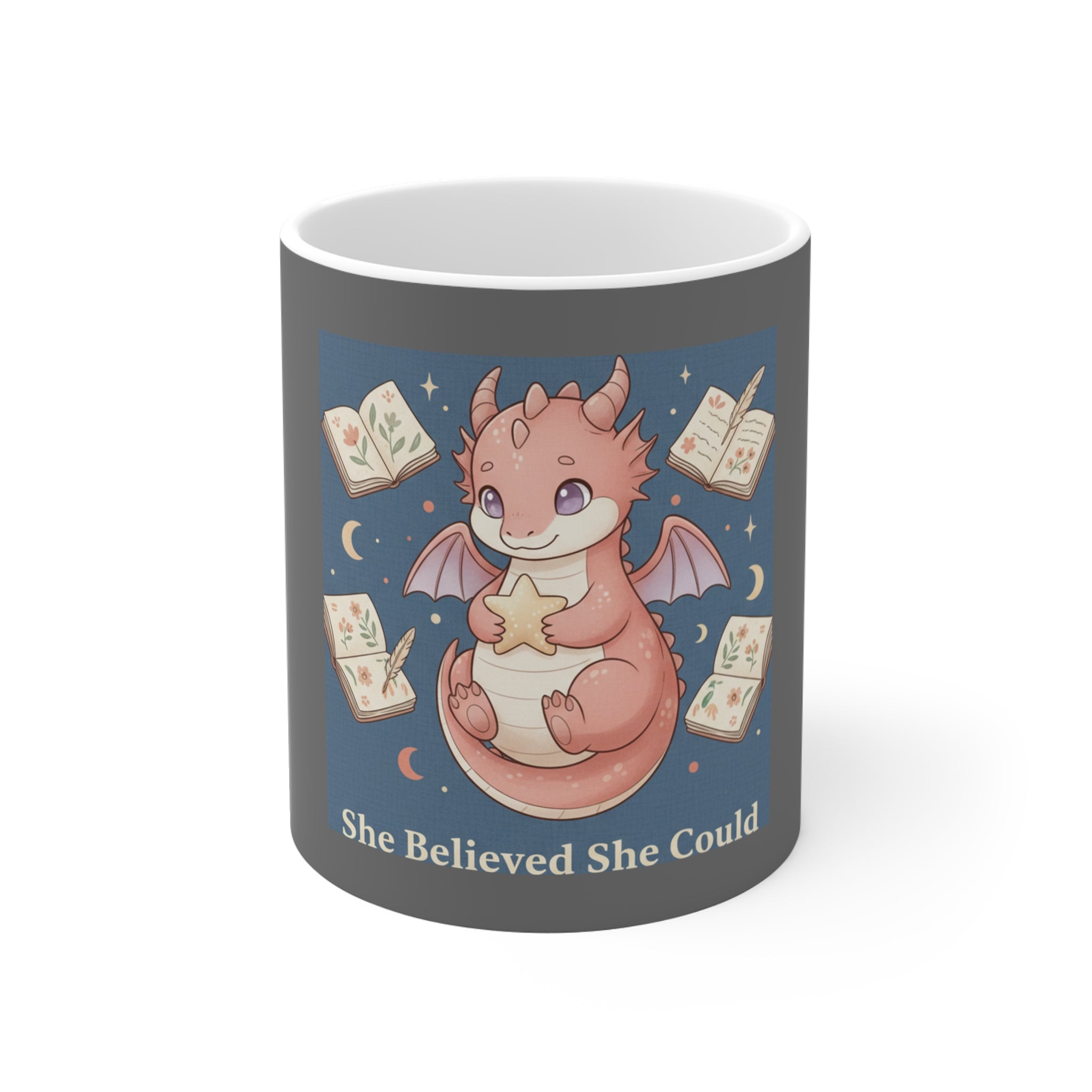 Dragon Mug 11oz – She Believed She Could