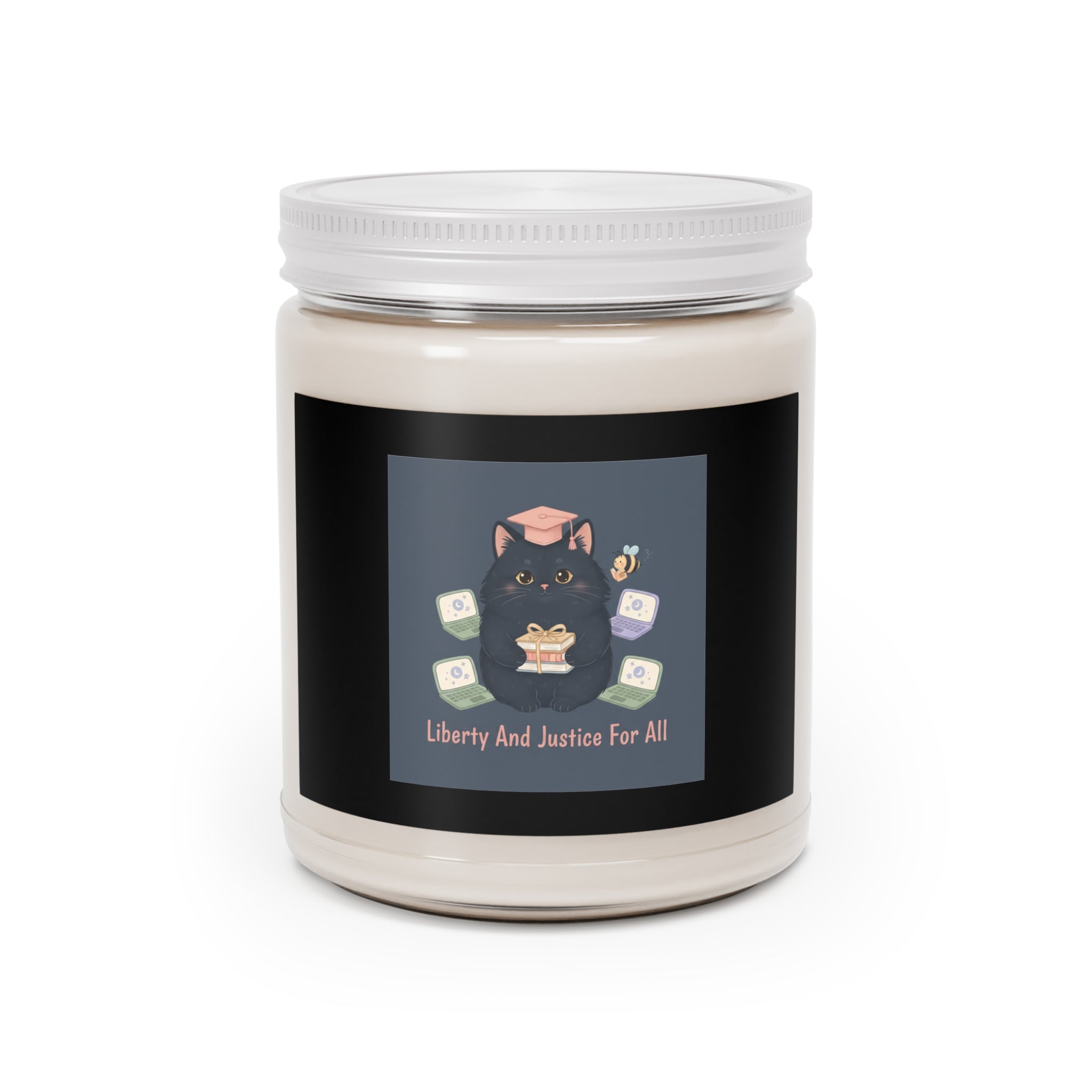Black Cat Scented Candle – Liberty and Justice for All