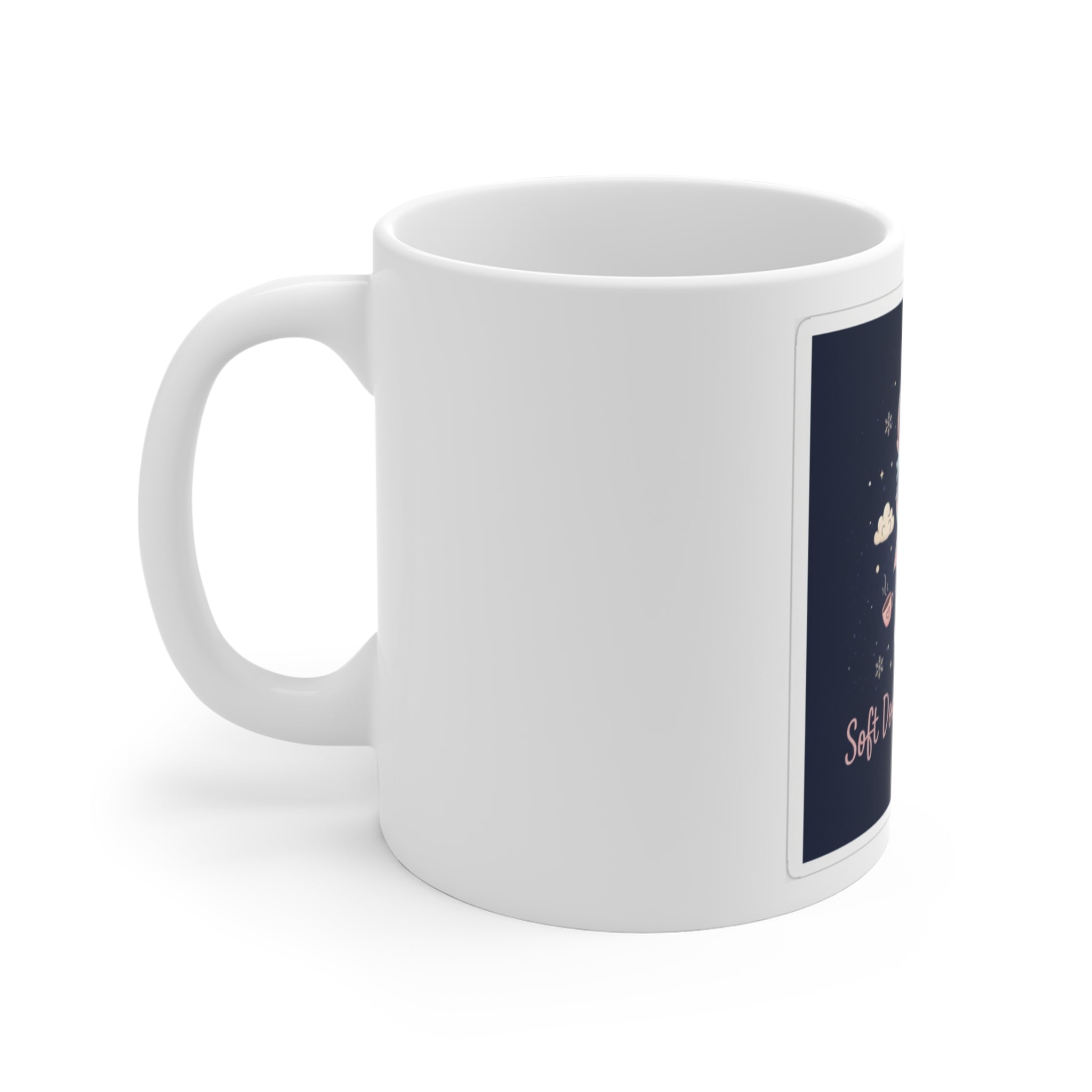 Bear Mug 11oz – Soft Doesnt Mean Weak
