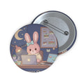 Rabbit Pin Button – Campus Queen