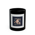 Bunny Black Mug 11oz – Magic Takes Time