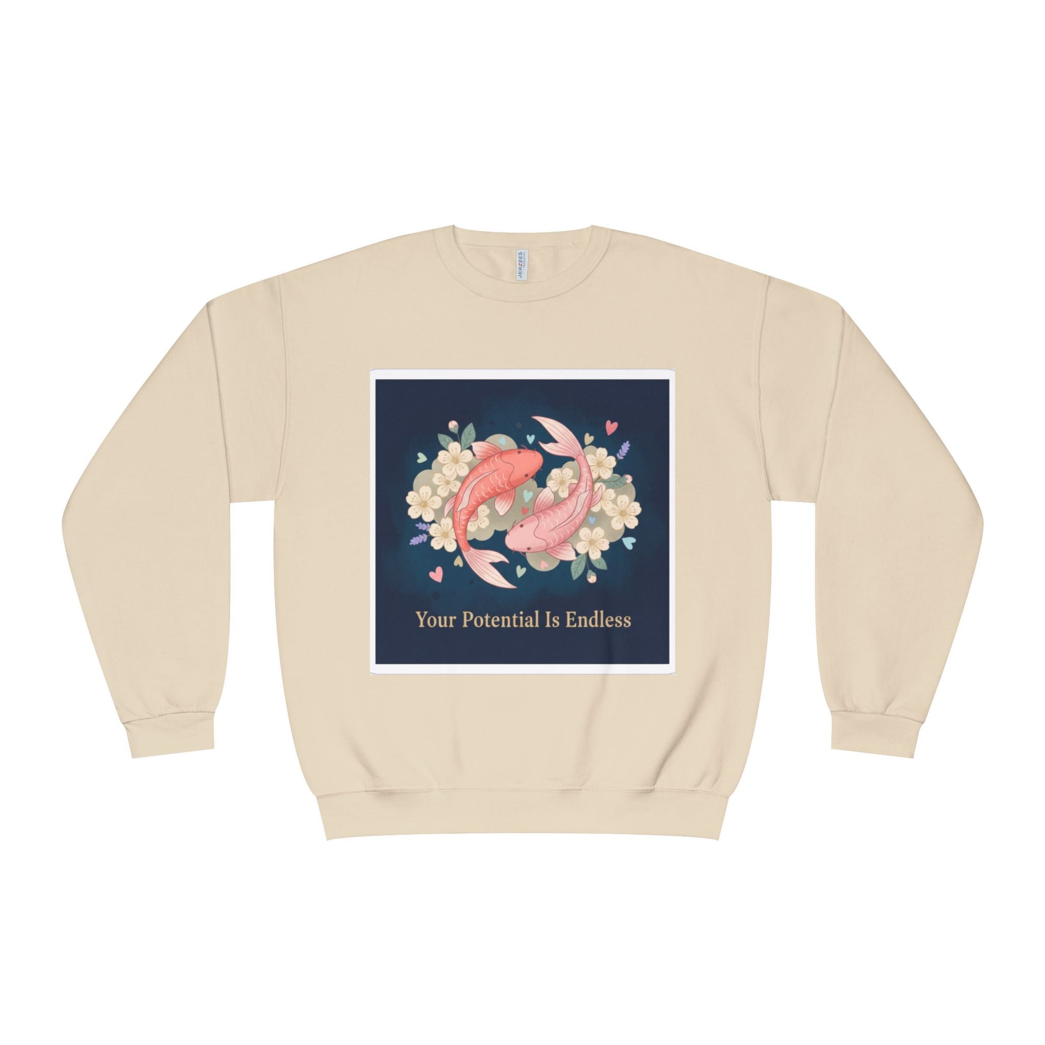Koi Crewneck Sweatshirt – Your Potential is Endless