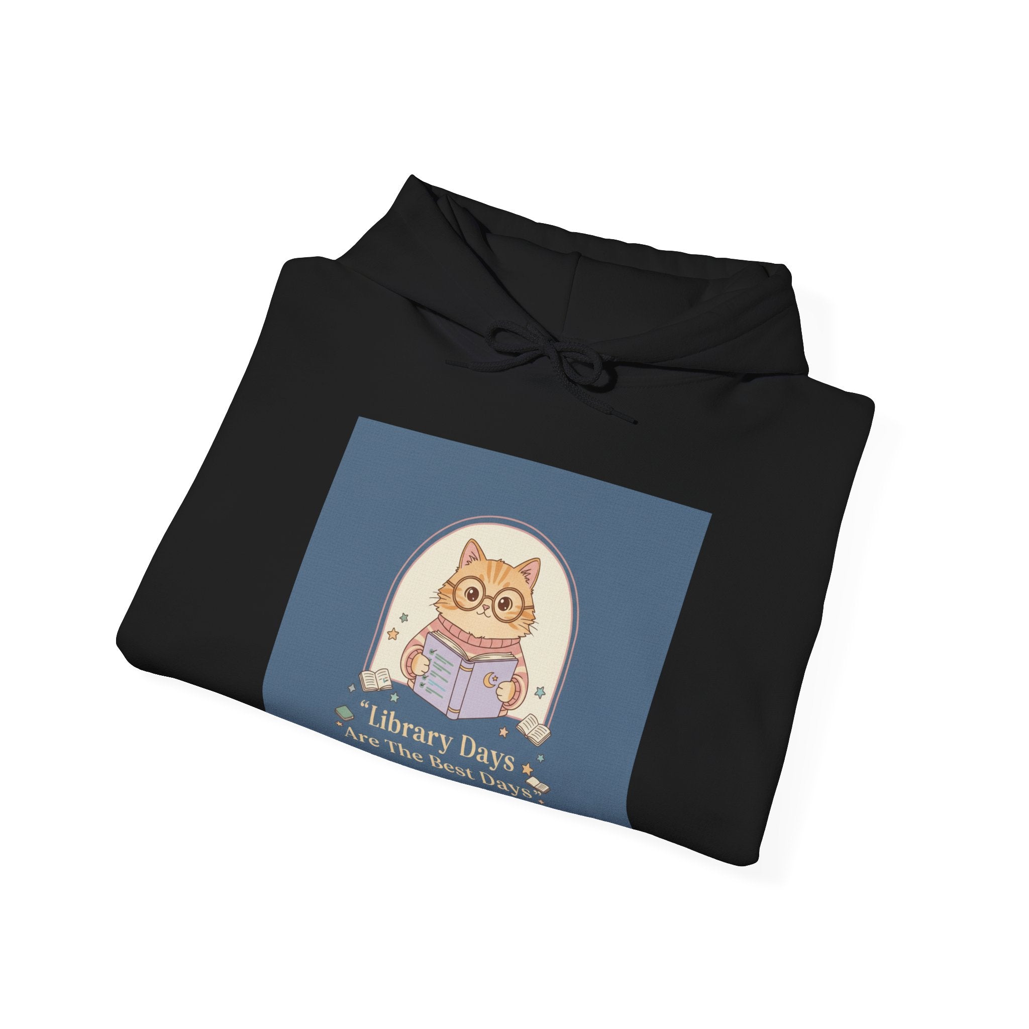 Cat Hoodie – Library Days Are the Best Days