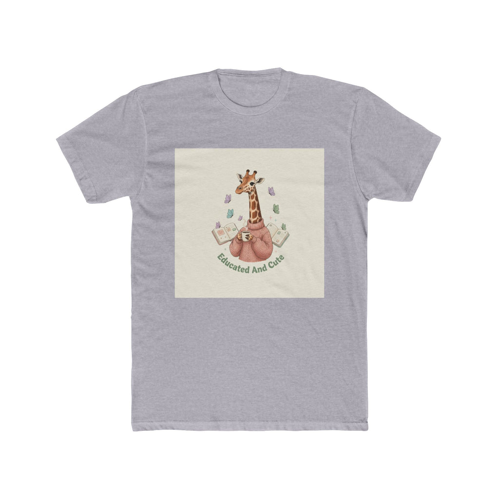 Educated And Cute Giraffe Unisex Tee