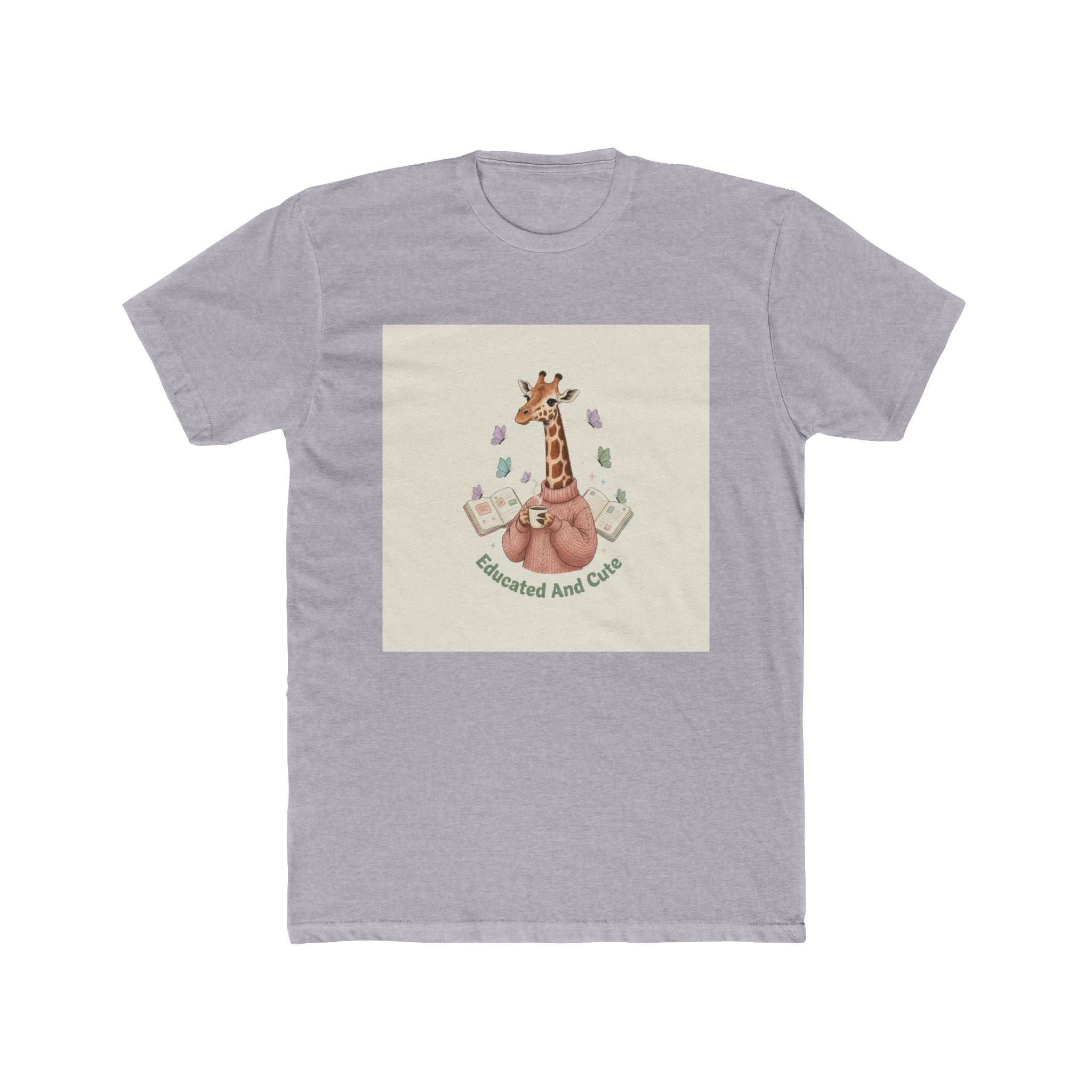 Educated And Cute Giraffe Unisex Tee