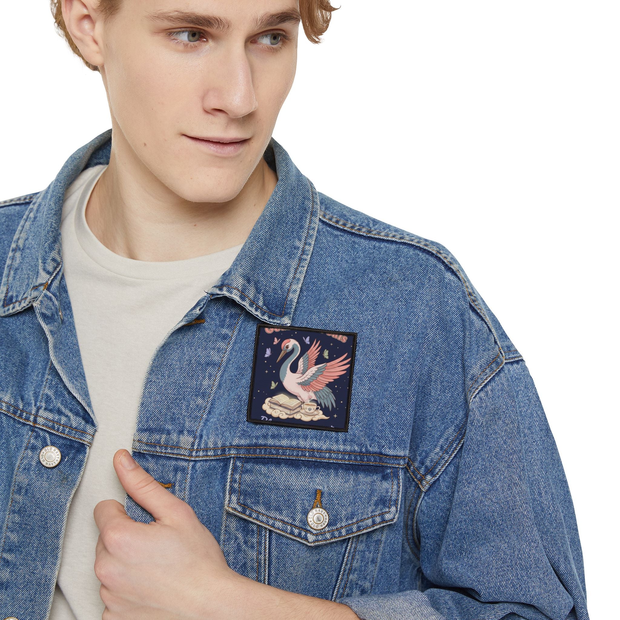 Crane Iron-On Patch – Goals on Goals Bloom Prosper