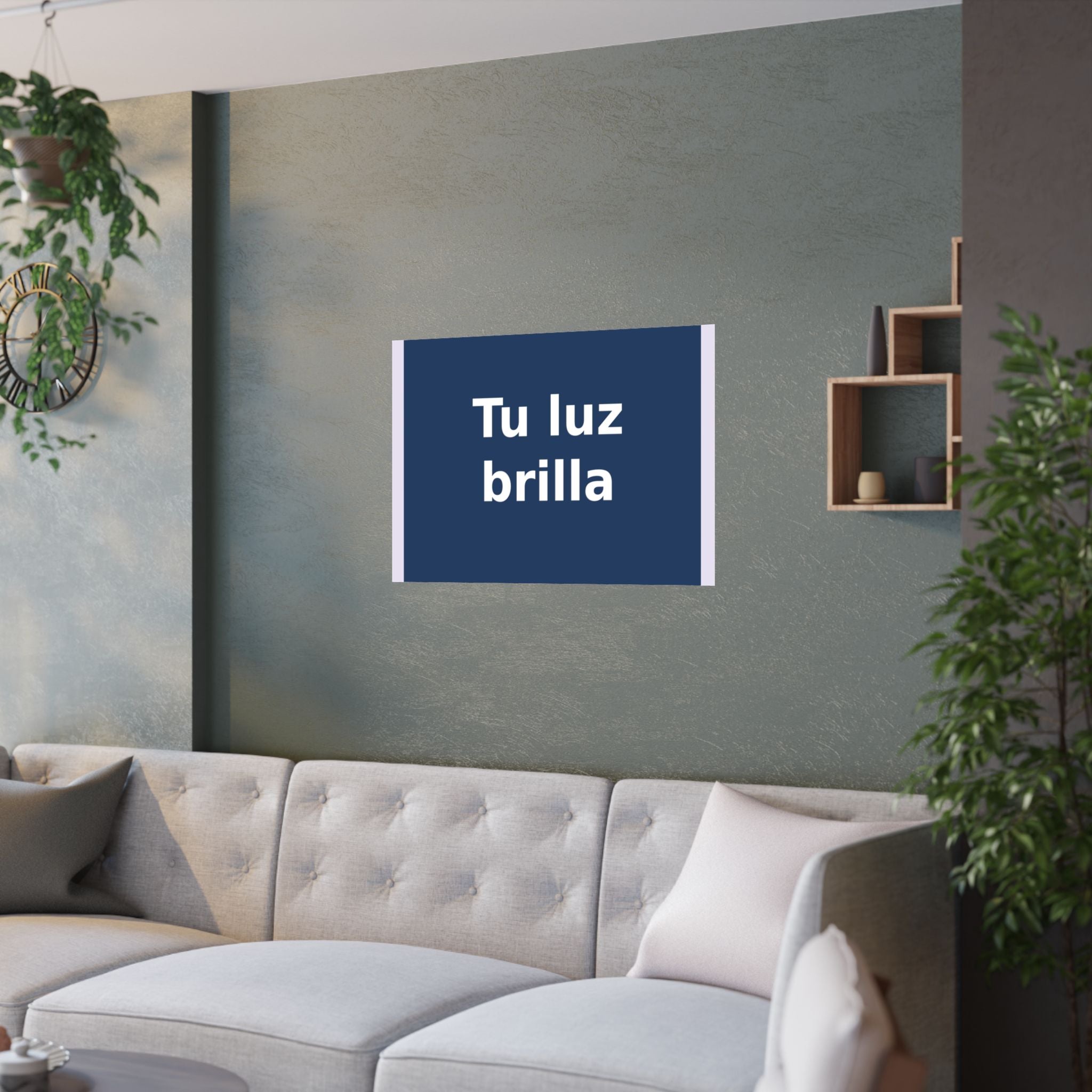 "Tu luz brilla" Black Cat Poster | Trendy Gift for Her | Lifestyle | KayKay Classics