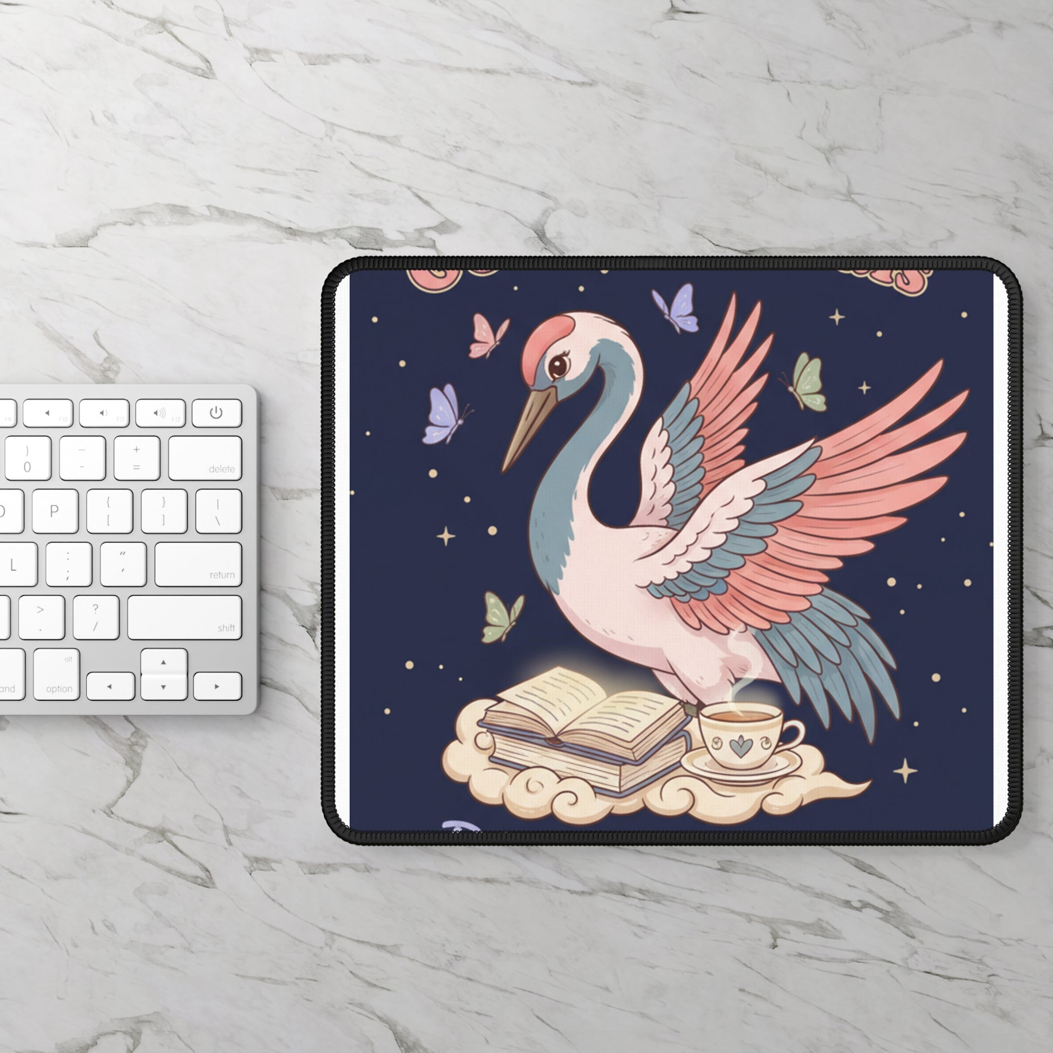 Crane Mouse Pad – Goals on Goals Bloom Prosper