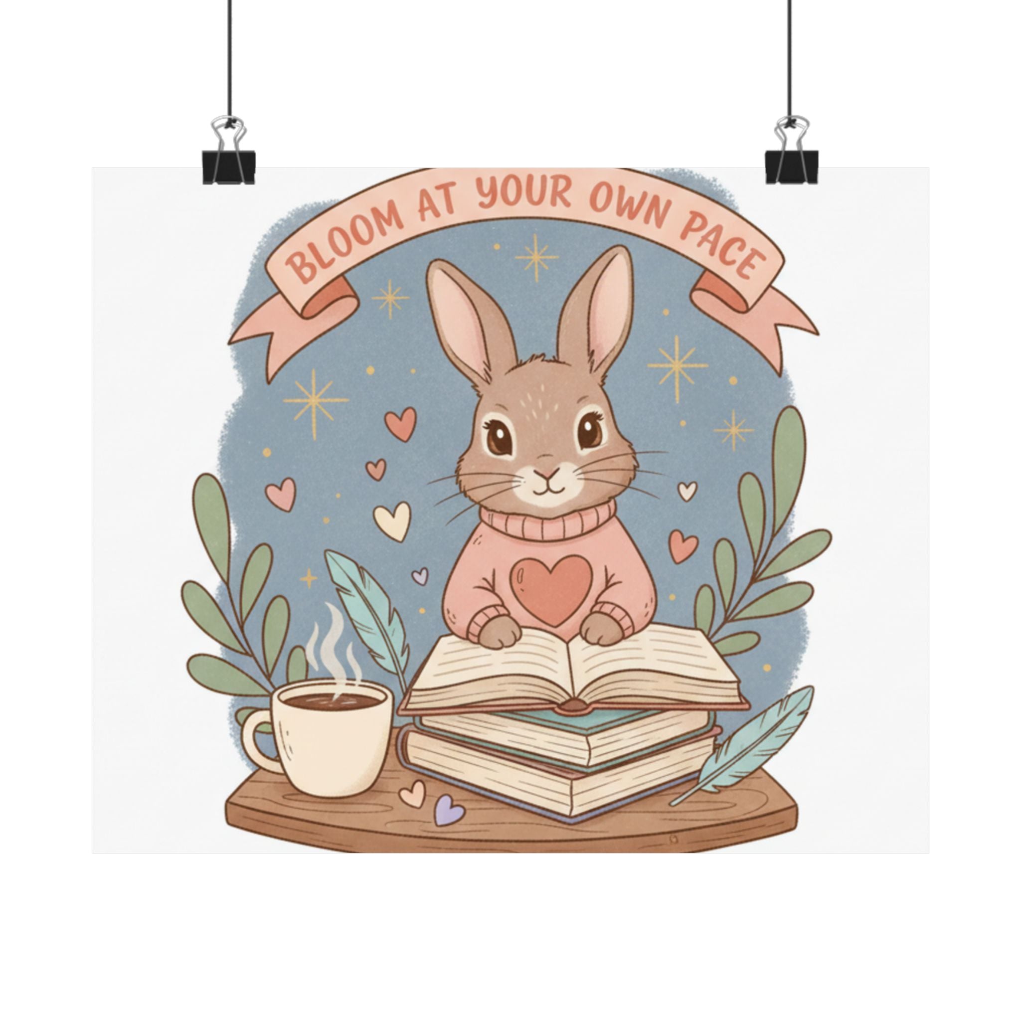 Bloom at Your Own Pace Poster