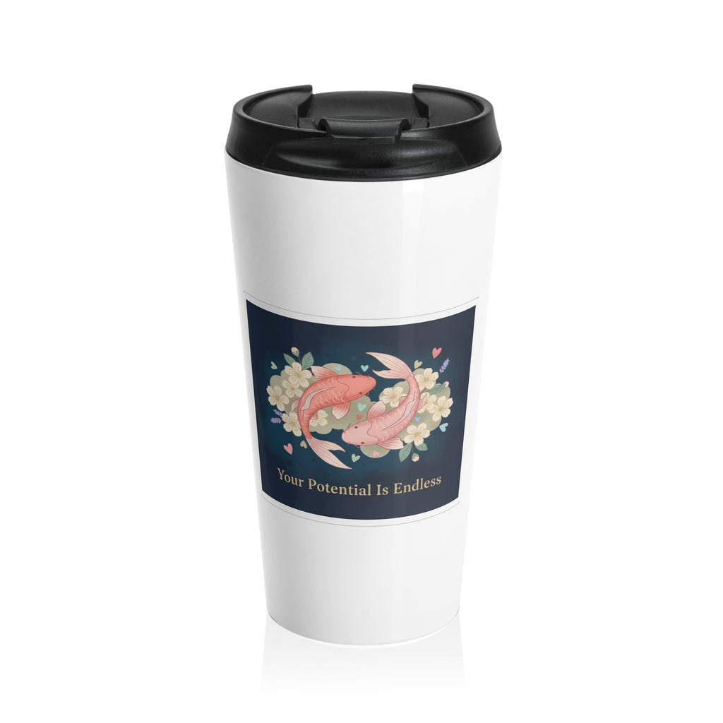 Koi Travel Mug – Your Potential is Endless