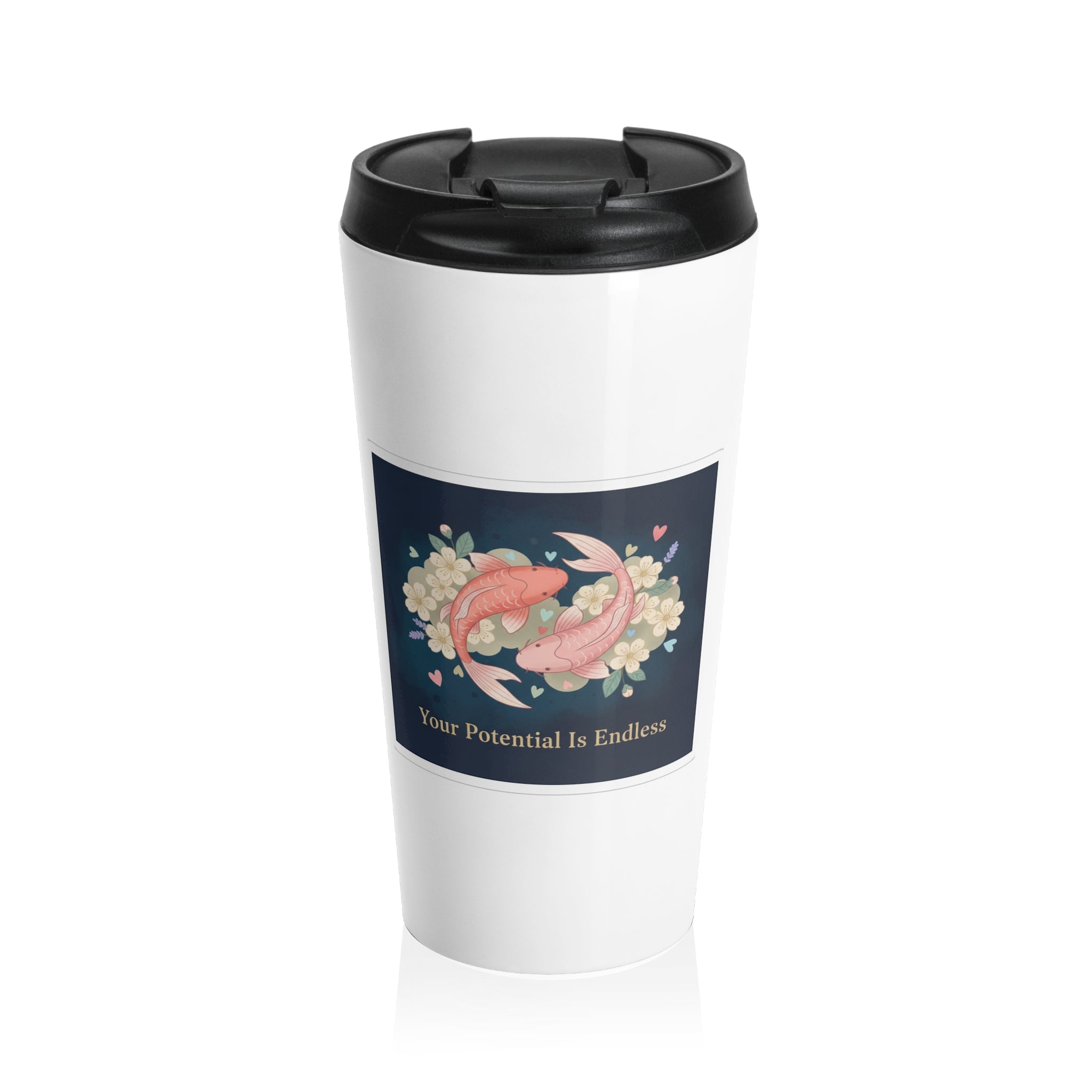 Koi Travel Mug – Your Potential is Endless