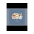Cats With Glasses Poster – Coffee and Confidence