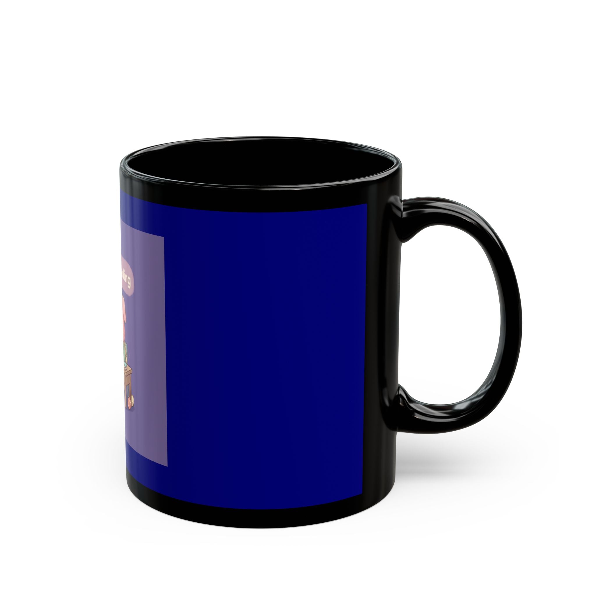 Bunny Black Mug 11oz – Degree Loading