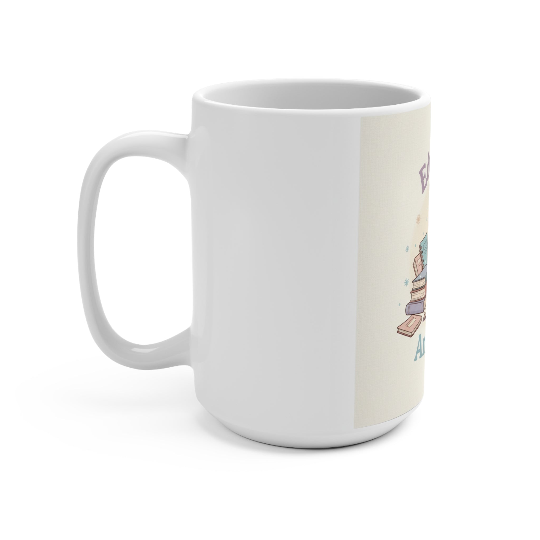 Educated And Cute Owl Mug 15oz